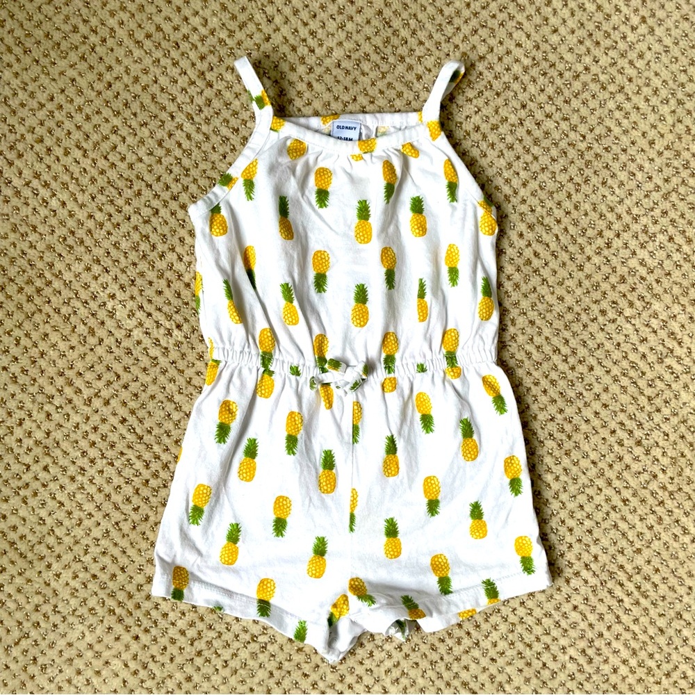 Old Navy pineapple romper